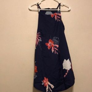 Short blue sundress